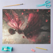 Decoupage Whimsical Valentijn Fairy Butterfly Wing Tissuepapier (Craft)