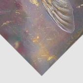 Decoupage Whimsical Vibrant Bumble Bee Pink Flower Tissuepapier (Detail)