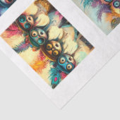 Decoupage Whimsical Wackadoodle Bridge Dames 1 Tissuepapier (Detail)