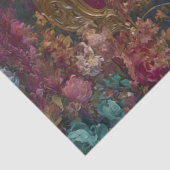 Decoupage Whimsical White Elephant Chaise Lounge Tissuepapier (Detail)