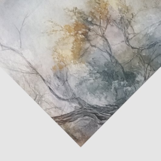 Decoupage Whimsical White Rabbit Alice Adventures Tissuepapier (Detail)