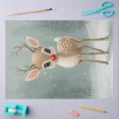 Decoupage Whimsical Winter Rudolph Christmas Tissuepapier (Craft)