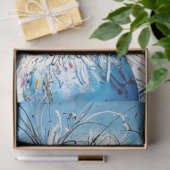 Decoupage Whimsical Wirehaired Wackadoodle Ostrich Tissuepapier (Geschenk)