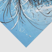 Decoupage Whimsical Wirehaired Wackadoodle Ostrich Tissuepapier (Detail)