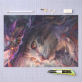 Decoupage Whimsical Witchy Cat Dearing Pet Tissuepapier (Craft)