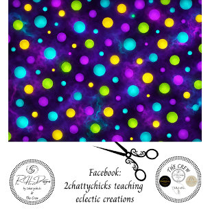 Decoupage Whimsical Wonderland Kosmische Stippen  Tissuepapier