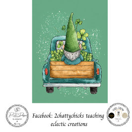 Decoupage Whimsische St. Patrick's Day Kabouter Tissuepapier