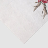 Decoupage White Highland Calf Antlers Candy Cane  Tissuepapier (Detail)