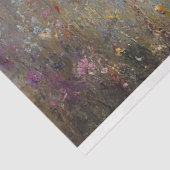 Decoupage White Horse Wildflower Field Tissuepapier (Detail)