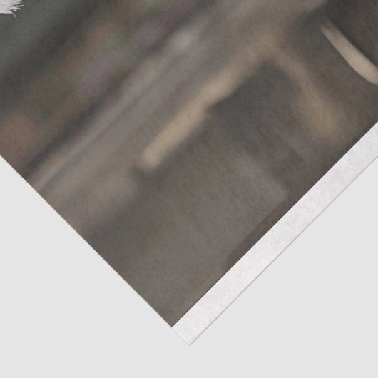 Decoupage White Lion Mode Show Tissuepapier (Detail)