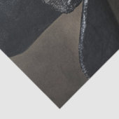 Decoupage Wild West Lawman gekleed in het zwart Tissuepapier (Detail)