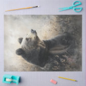 Decoupage Wildlife Beer Natuurlijke omgeving in he Tissuepapier (Craft)