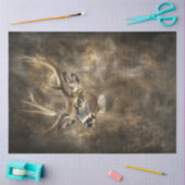 Decoupage Wildlife Deer Portret Tissuepapier (Craft)