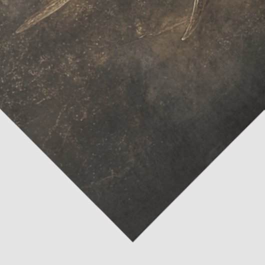 Decoupage Wildlife Deer Portret Tissuepapier (Detail)