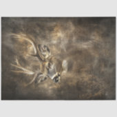 Decoupage Wildlife Deer Portret Tissuepapier (Voorkant)