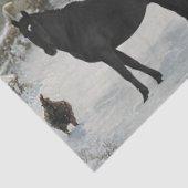 Decoupage Winter Barnyard Christmas At Debbie's  Tissuepapier (Detail)