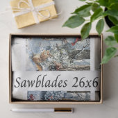 Decoupage Winter Zaagblad Set 26x6 Tissuepapier (Geschenk)
