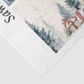 Decoupage Winter Zaagblad Set 26x6 Tissuepapier (Detail)