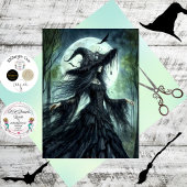Decoupage Witchy Woman Moonlight Lace 2 Tissuepapier