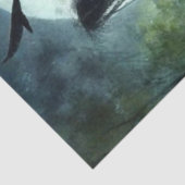 Decoupage Witchy Woman Moonlight Lace Tissuepapier (Detail)