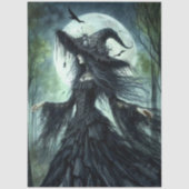 Decoupage Witchy Woman Moonlight Lace Tissuepapier (Voorkant)