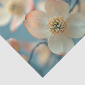 Decoupage Witte Dogwood Boom Bloem Tissuepapier (Detail)