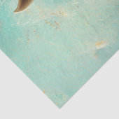 Decoupage Witte Paard Majestueuze Oceaan Scène Tissuepapier (Detail)