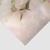 Decoupage Witte & Roze Pioenen Waterverf Art Tissuepapier (Detail)