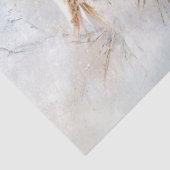 Decoupage Witte Uil Gouden accenten Vreedzaam Tissuepapier (Detail)