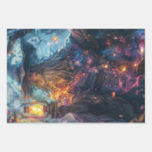 Decoupage Wizards Set van 3 Inpakpapier Vel (Voorkant 3)