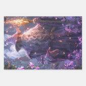 Decoupage Wizards Set van 3 Inpakpapier Vel (Voorkant 2)