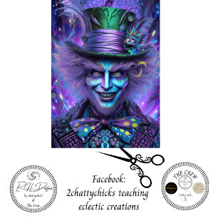 Decoupage Wonderbaarlijke Abraham Wonderlijke Gekk Tissuepapier