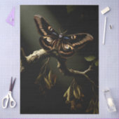 Decoupage Woodland Moth Illustration Tissuepapier (Craft)