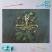 Decoupage Woodland Moth Illustration Tissuepapier (Craft)