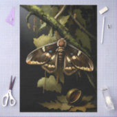 Decoupage Woodland Moth Illustration Tissuepapier (Craft)