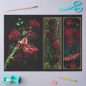 Decoupage Woodland Moth Illustration Tissuepapier (Craft)