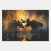 Decoupage Wrapping Paper Beer Eagle Moose 3 Design (Voorkant 3)