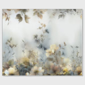 Decoupage Wrapping Paper Floral Design Pastels Cadeaupapier (Vlak)