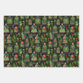 Decoupage Wrapping Paper Terrariums Set van 3 (Voorkant 3)