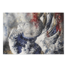 Decoupage Wrapping Paper USA Amerikaanse Vlag Adel