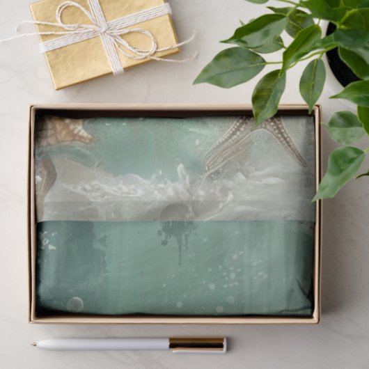 Decoupage Zee Schildpad Onderwater Leven Tissuepapier (Geschenk)