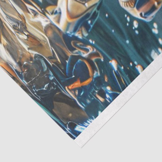 Decoupage Zeeen schildpadden Tissuepapier (Detail)