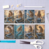 Decoupage - Zeemeerminnen Set Tissuepapier (Craft)