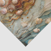 DECOUPAGE-ZIJDEPAPIER MET ZEEËNIMFEN TISSUEPAPIER (Detail)
