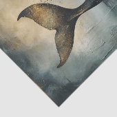 DECOUPAGE-ZIJDPAPIER MET AFWEERSPELLENDE ZEEJONKVR TISSUEPAPIER (Detail)