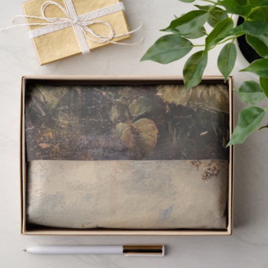 Decoupage  Zonnebloem Schilderij Tissuepapier (Geschenk)