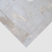 Decoupage Zwaan Paar Olieverf Schilderij Tissuepapier (Detail)