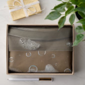 Decoupage Zwart Beer Tub Bubbels Rubber Duck Tissuepapier (Geschenk)