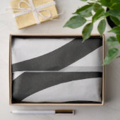 Decoupage Zwart & Witte Spiraal Optische Illusie Tissuepapier (Geschenk)