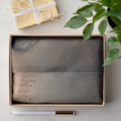 Decoupage zwarte hengst loopveld tissuepapier (Geschenk)